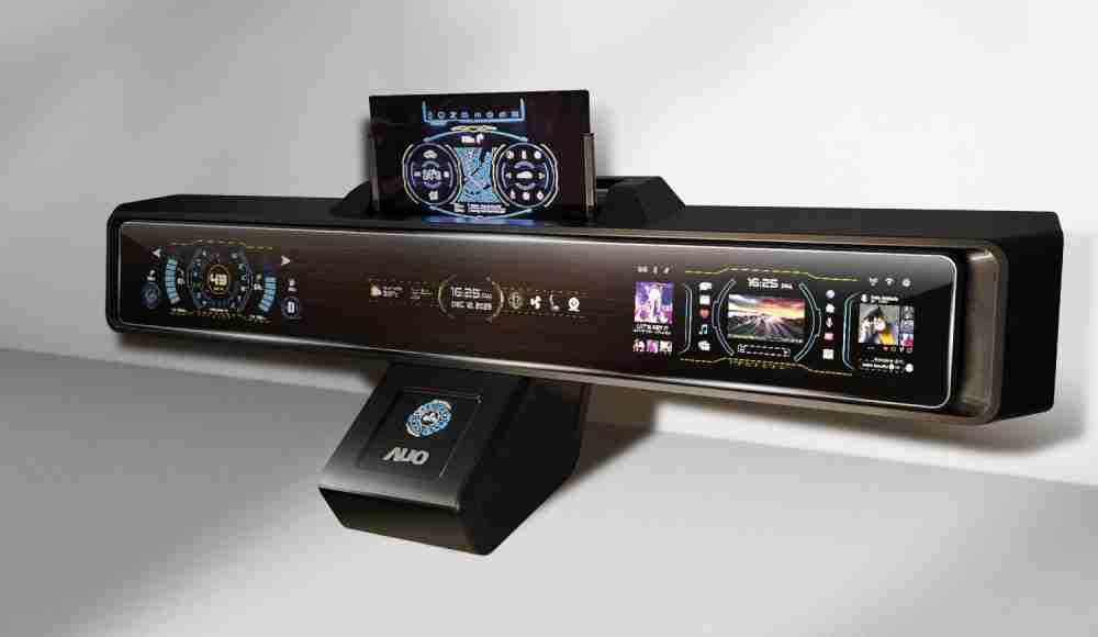 龙门国际Micro LED沉浸式车舱显示方案结合 可卷式、、、、可伸缩的Micro LED应用并可呈现不同的质感纹路，，，，展现人性化设计